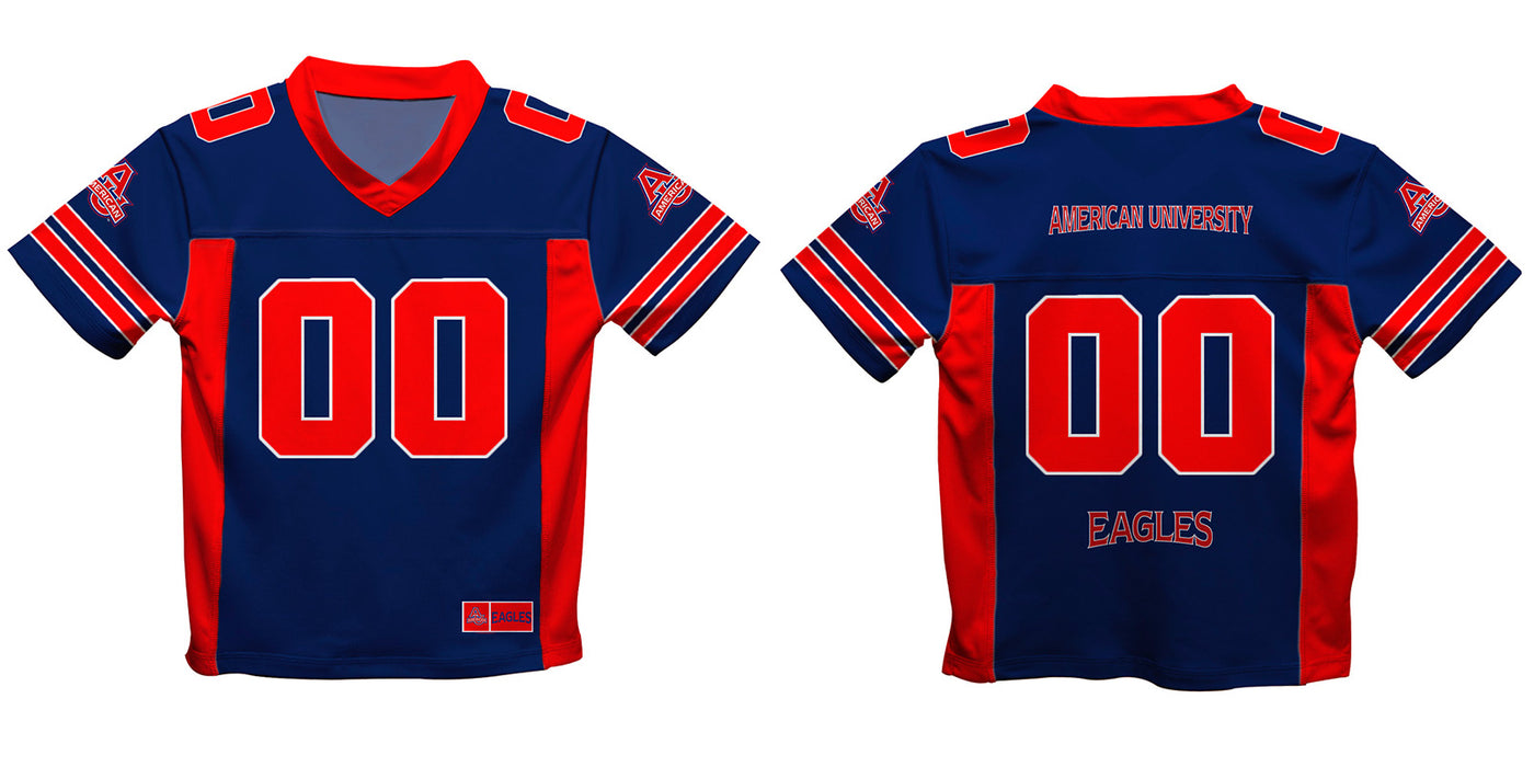 American Eagles Vive La Fete Game Day Blue Boys Fashion Football T-Shirt - Vive La Fête - Online Apparel Store