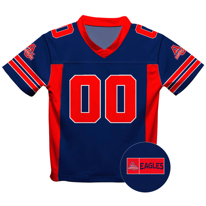 American Eagles Vive La Fete Game Day Blue Boys Fashion Football T-Shirt - Vive La Fête - Online Apparel Store