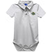 Alaska Anchorage Seawolves Embroidered White Solid Knit Boys Polo Bodysuit