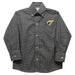 Anderson Trojans Embroidered Black Gingham Long Sleeve Button Down Shirt