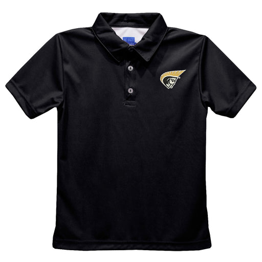 Anderson Trojans Embroidered Black Short Sleeve Polo Box Shirt