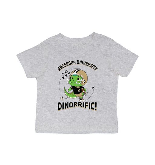 Anderson Trojans Vive La Fete Dinorrific Grey Cotton Short Sleeve Tee