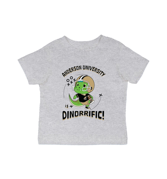 Anderson Trojans Vive La Fete Dinorrific Grey Cotton Short Sleeve Tee