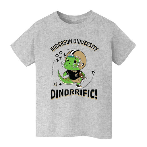 Anderson Trojans Vive La Fete Dinorrific Grey Cotton Short Sleeve Tee