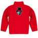 Austin Peay State University Governors Vive La Fete Game Day Solid Red Quarter Zip Pullover Sleeves - Vive La Fête - Online Apparel Store