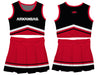 Arkansas Razorbacks Vive La Fete Game Day Black and Red Sleeveless Chearleader Set - Vive La Fête - Online Apparel Store
