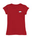 Arkansas Razorbacks Hand Sketched Vive La Fete Impressions Artwork Red Girls Cotton Short Sleeve Tee