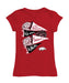 Arkansas Razorbacks Girl´s Fitted Cotton T-shirt Red