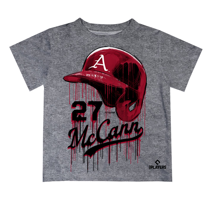 MLB Players Association James McCann Arkansas Razorbacks MLBPA Officially Licensed by Vive La Fete Dripping T-Shirt - Vive La Fête - Online Apparel Store