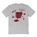 Arkansas Razorbacks Hand Sketched Vive La Fete Impressions Icones Kids Grey T-shirt