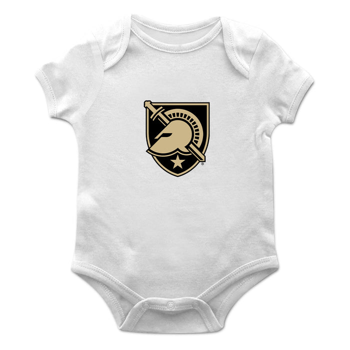 US Military ARMY Black Knights Cotton Short Sleeve Bodysuit White
