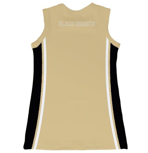 US Military ARMY Black Knights Sleeveless Cheerleader A Line Dress Gold - Vive La Fête - Online Apparel Store