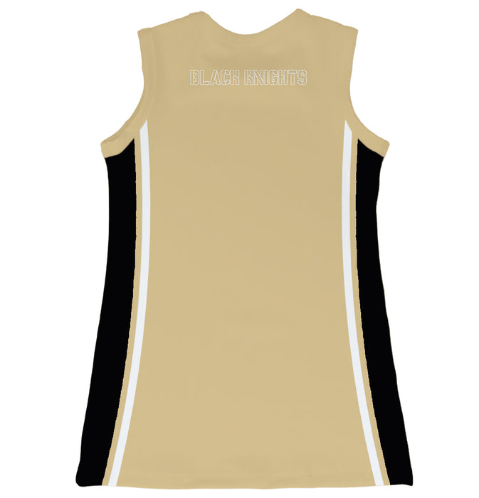 US Military ARMY Black Knights Sleeveless Cheerleader A Line Dress Gold - Vive La Fête - Online Apparel Store