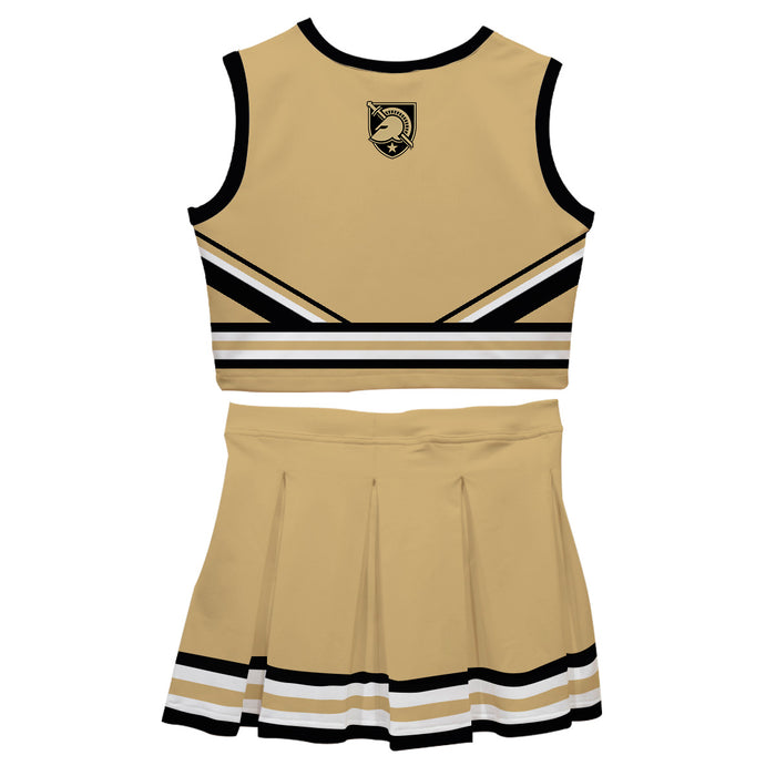 US Military ARMY Black Knights Vive La Fete Game Day Gold Sleeveless Chearleader Set - Vive La Fête - Online Apparel Store