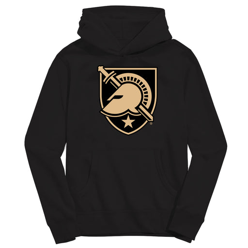 US Military ARMY Black Knights Vive La Fete Black Cotton Youth Hoodie