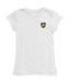US Military ARMY Black Knights Hand Sketched Vive La Fete Impressions Artwork White Girls Cotton Short Sleeve Tee