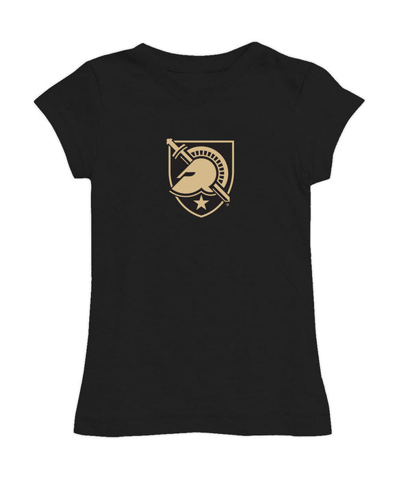 US Military ARMY Black Knights Girl´s Fitted Cotton T-shirt Black