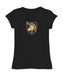 US Military ARMY Black Knights Girl´s Fitted Cotton T-shirt Black