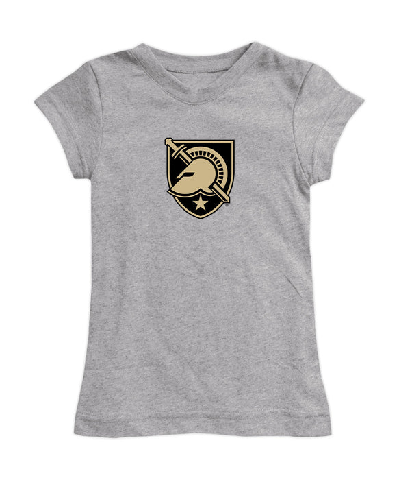 US Military ARMY Black Knights Girl´s Fitted Cotton T-shirt Grey