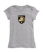 US Military ARMY Black Knights Girl´s Fitted Cotton T-shirt Grey