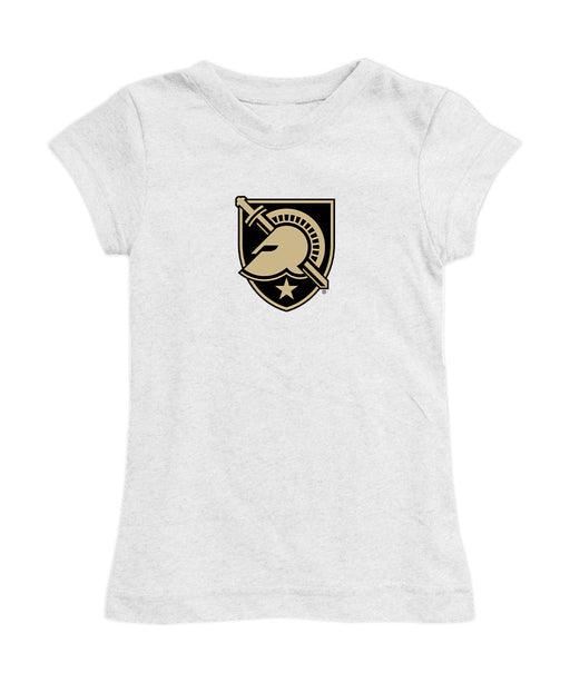 US Military ARMY Black Knights Girl´s Fitted Cotton T-shirt White