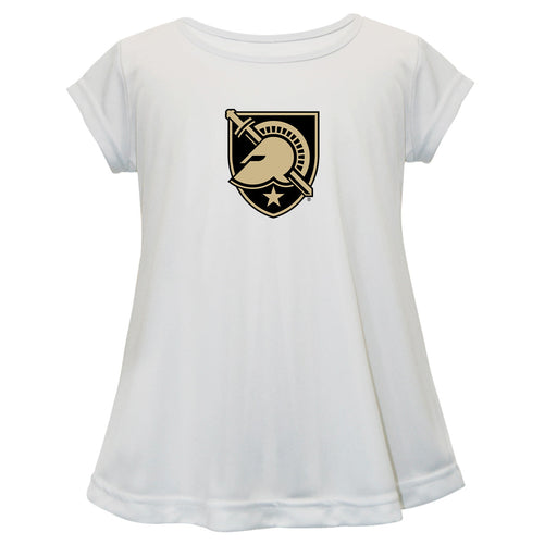 US Military ARMY Black Knights Short Sleeve Youth Cotton Top White