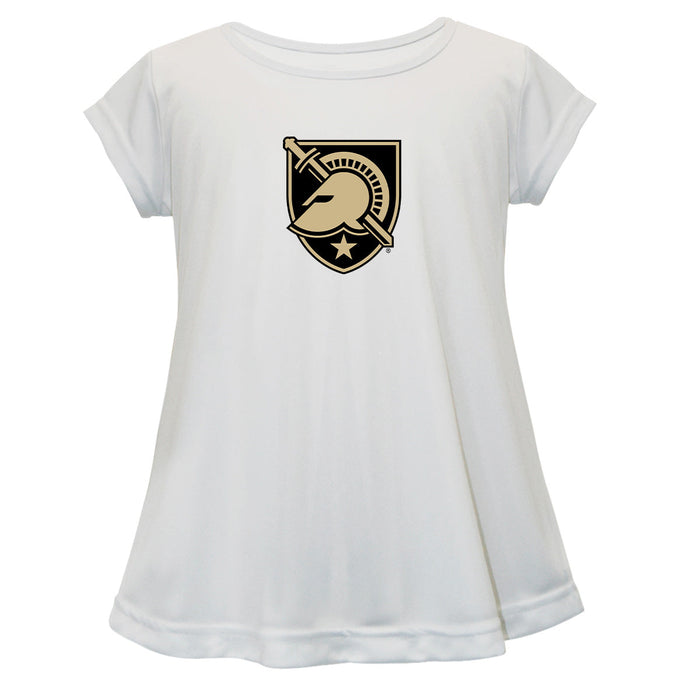 US Military ARMY Black Knights Short Sleeve Youth Cotton Top White