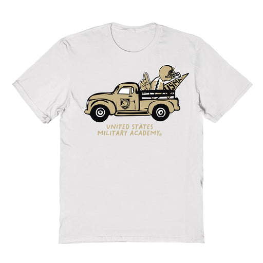 US Military ARMY Black Knights Hand Sketched Vive La Fete Impressions Truck Kids White Cotton T-shirt