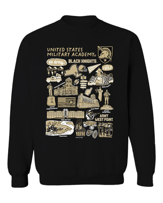 US Military ARMY Black Knights Vive La Fete Impressions Black