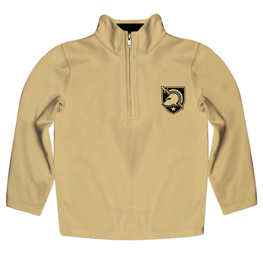 US Military ARMY Black Knights Vive La Fete Logo and Mascot Name Womens Gold Quarter Zip Pullover