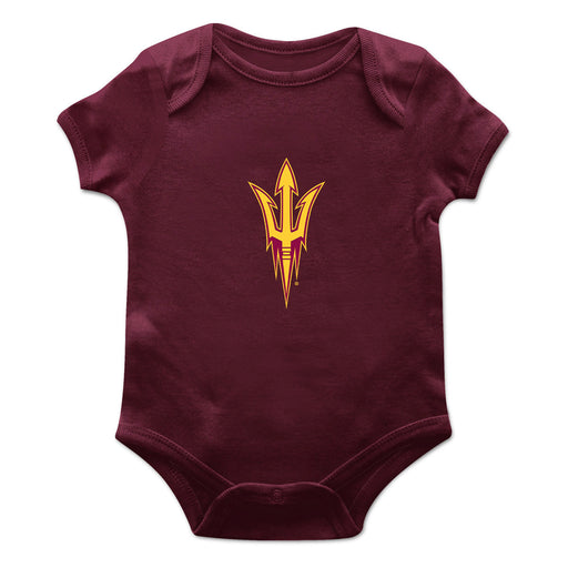 Arizona State Sun Devils Cotton Short Sleeve Bodysuit Maroon