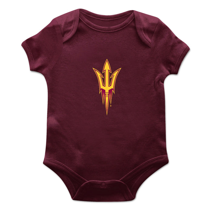 Arizona State Sun Devils Cotton Short Sleeve Bodysuit Maroon