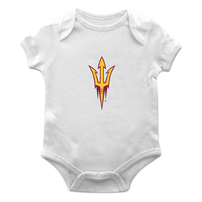 Arizona State Sun Devils Cotton Short Sleeve Bodysuit White