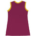 Arizona State Sun Devils Sleeveless Cheerleader A Line Dress Gold and Maroon - Vive La Fête - Online Apparel Store