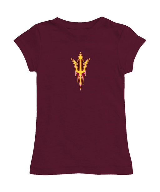 Arizona State Sun Devils Girl´s Fitted Cotton T-shirt Maroon