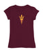 Arizona State Sun Devils Girl´s Fitted Cotton T-shirt Maroon