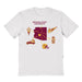 Arizona State Sun Devils Hand Sketched Vive La Fete Impressions Icones Kids White T-shirt