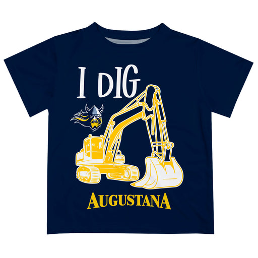 Augustana University Vikings AU Vive La Fete Excavator Boys Game Day Blue Short Sleeve Tee