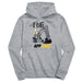Appalachian State Mountaineers Excavator Heather Grey Cotton Youth Hoodie