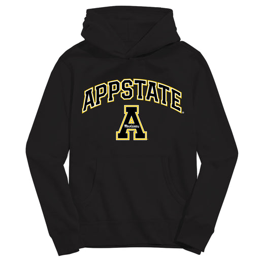Appalachian State Mountaineers Vive La Fete Black Cotton Youth Hoodie