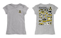 Appalachian State Mountaineers Hand Sketched Vive La Fete Impressions Artwork Grey Girls Cotton Short Sleeve Tee - Vive La Fête - Online Apparel Store