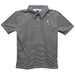 Appalachian State Mountaineers Embroidered Black Stripes Short Sleeve Polo Box Shirt