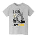 Appalachian State Mountaineers Vive La Fete Excavator Heather Grey Cotton Short Sleeve Tee