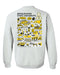 Appalachian State Mountaineers Hand Sketched Artwork Black Crewneck Sweatshirt for Women - Vive La Fête - Online Apparel Store