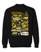 App State Mountaineers Vive La Fete Impressions Black Cotton Crewneck Sweatshirt for Women