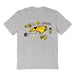 App State Mountaineers Hand Sketched Vive La Fete Impressions Icones Grey T-shirt for Women