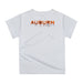 Auburn University Tigers Original Dripping Football Helmet White T-Shirt by Vive La Fete - Vive La Fête - Online Apparel Store