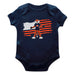 Auburn University Tigers Vive La Fete Infant Game Day Navy Short Sleeve Bodysuit