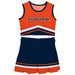 Auburn University Tigers Vive La Fete Game Day Navy and Orange Sleeveless Chearleader Set
