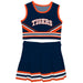 Auburn University Tigers Vive La Fete Game Day Navy Sleeveless Chearleader Set